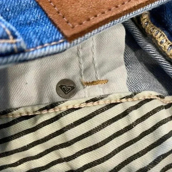 Roxy Quiksilver Comino Blue Lagoon Denim Shorts NWT 27 - Picture 9 of 10